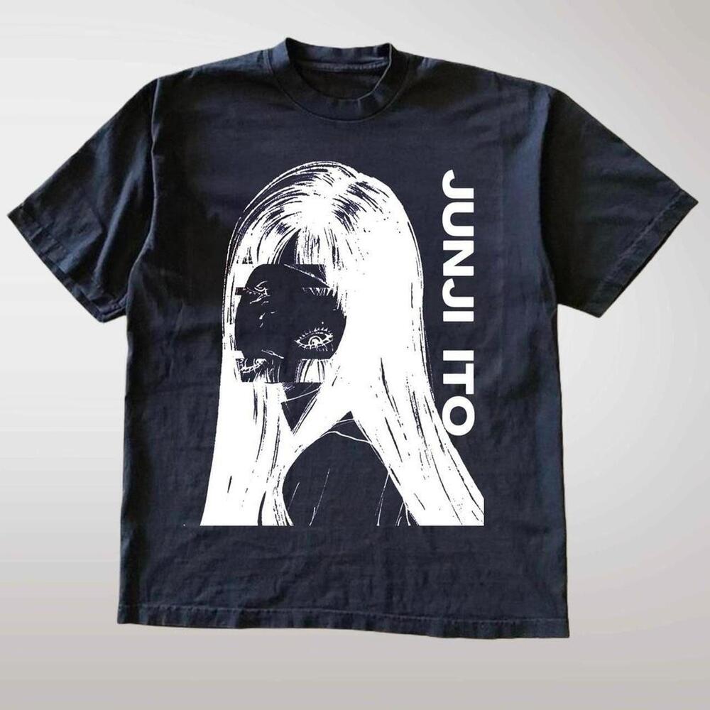 Style Junji Ito Anime Horror Graphic Tee Manga T Shirt